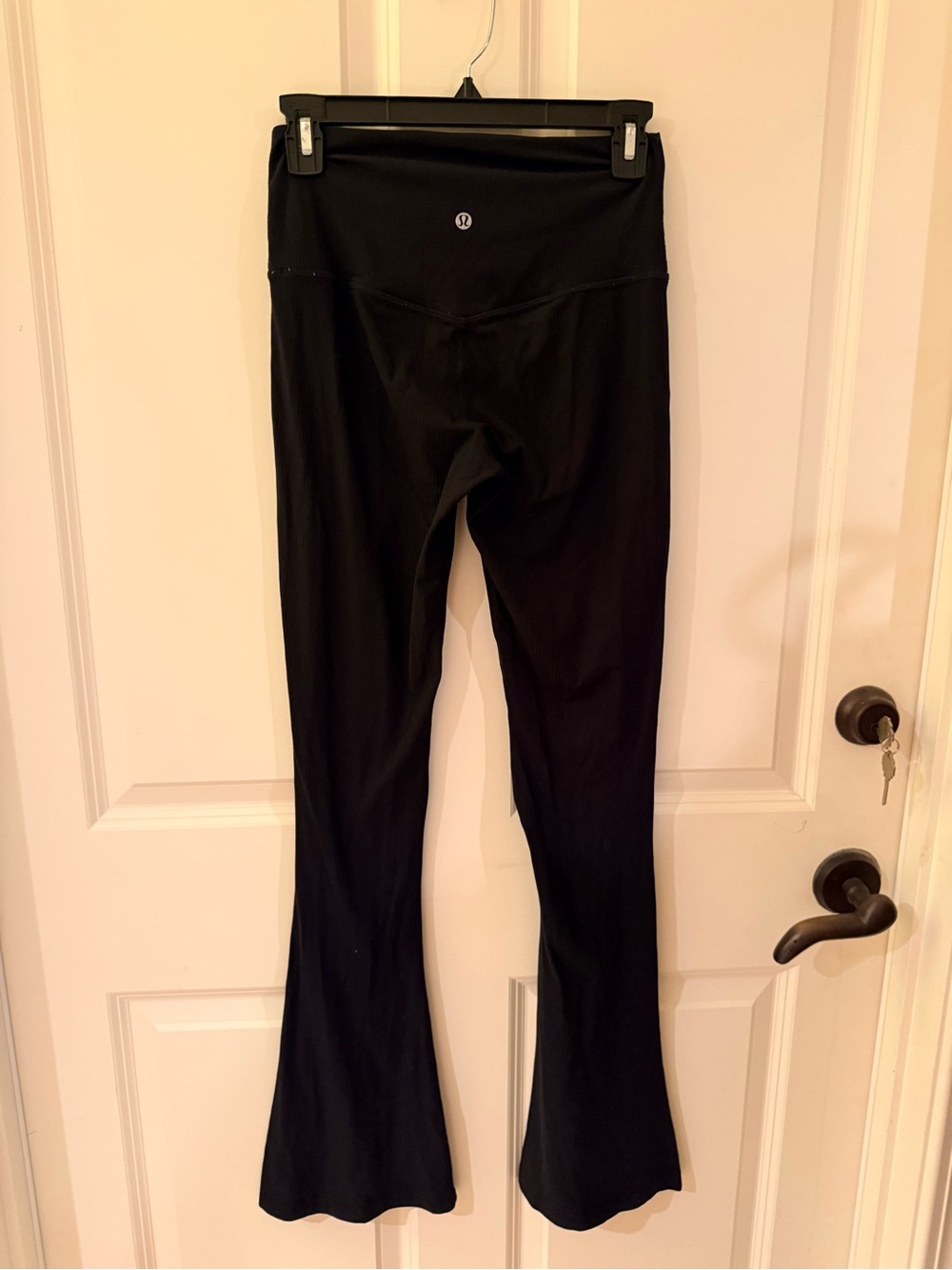 Lululemon Women’s Align High-Rise Ribbed Mini-Flare Pant Regular Black NWOT - Picture 8 of 12